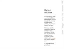Tablet Screenshot of mihalicek.cz