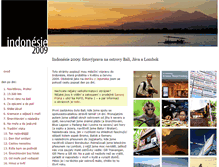 Tablet Screenshot of indonesie.mihalicek.net