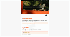 Desktop Screenshot of japonsko.mihalicek.net